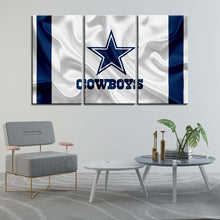Load image into Gallery viewer, Dallas Cowboys Fabric Flag Look Wall Canvas 2