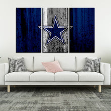 Load image into Gallery viewer, Dallas Cowboys Rough Look Wall Canvas 2