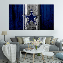 Load image into Gallery viewer, Dallas Cowboys Rough Look Wall Canvas 2