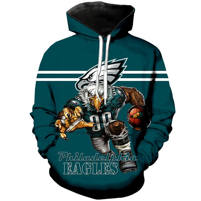 Philadelphia Eagles 3D Hoodie