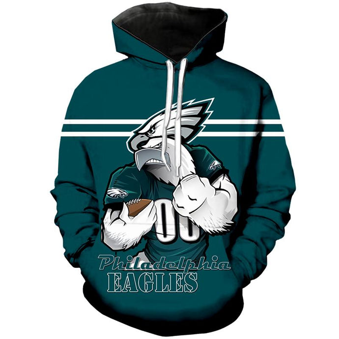 Philadelphia Eagles 3D Hoodie