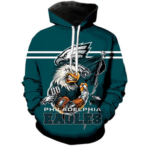 Philadelphia Eagles 3D Hoodie