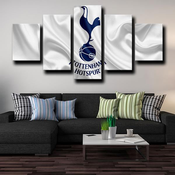 Tottenham Hotspur Fabric Flag Wall Canvas