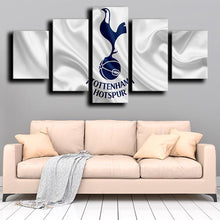 Load image into Gallery viewer, Tottenham Hotspur Fabric Flag Wall Canvas