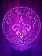 Load image into Gallery viewer, New Orleans Saints 3D LED Lamp 1