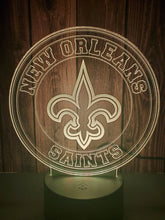 Load image into Gallery viewer, New Orleans Saints 3D LED Lamp 1