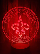 Load image into Gallery viewer, New Orleans Saints 3D LED Lamp 1