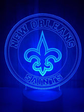 Load image into Gallery viewer, New Orleans Saints 3D LED Lamp 1