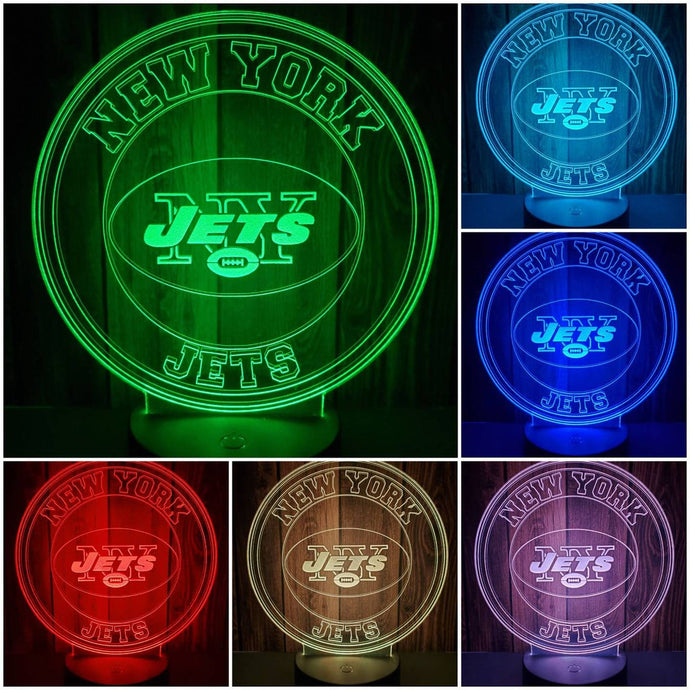 New York Jets 3D LED Lamp 1