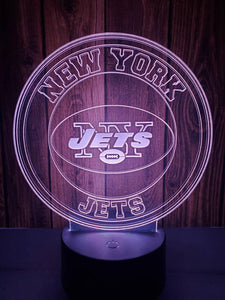 New York Jets 3D LED Lamp 1