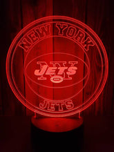 Load image into Gallery viewer, New York Jets 3D LED Lamp 1
