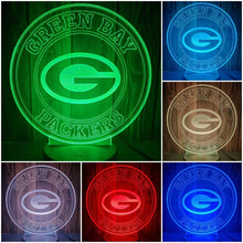 Load image into Gallery viewer, Green Bay Packers 3D LED Lamp 1