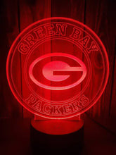 Load image into Gallery viewer, Green Bay Packers 3D LED Lamp 1