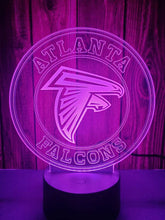 Load image into Gallery viewer, Atlanta Falcons 3D LED Lamp 1