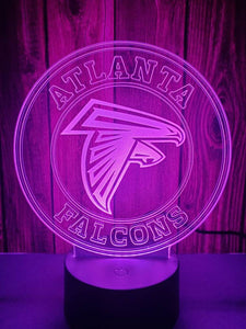 Atlanta Falcons 3D LED Lamp 1