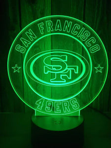 San Francisco 49ers 3D LED Lamp 1