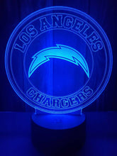 Load image into Gallery viewer, Los Angeles Chargers 3D LED Lamp 1