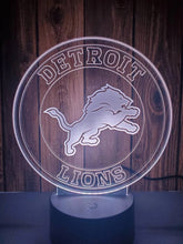 Load image into Gallery viewer, Detroit Lions 3D LED Lamp