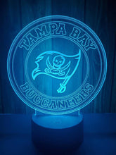 Load image into Gallery viewer, Tampa Bay Buccaneers 3D LED Lamp 1