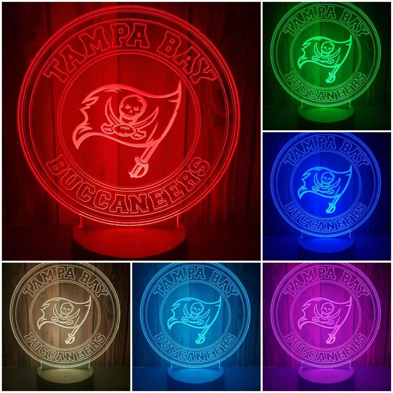 Tampa Bay Buccaneers 3D LED Lamp 1