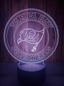 Tampa Bay Buccaneers 3D LED Lamp 1