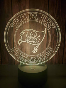 Tampa Bay Buccaneers 3D LED Lamp 1