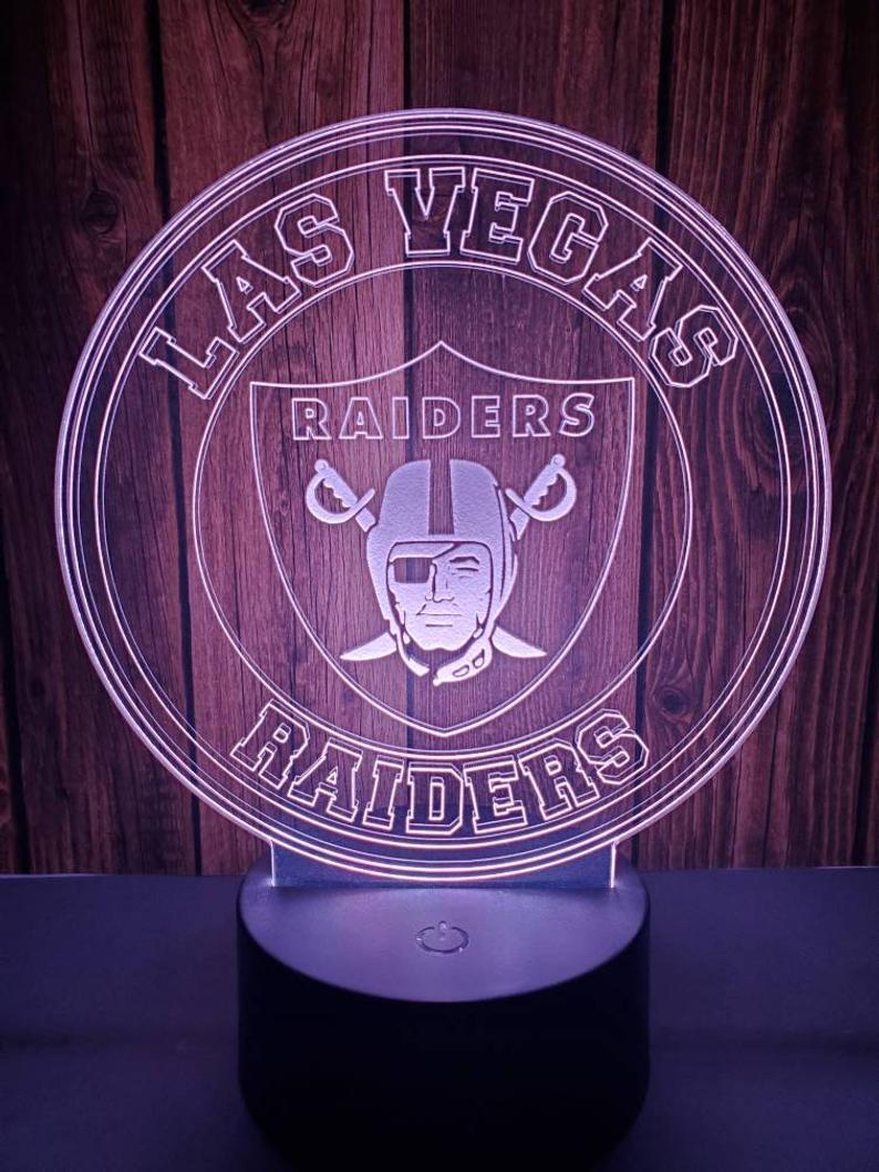 Las Vegas Raiders 3D LED Lamp 1