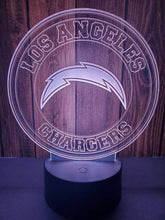 Load image into Gallery viewer, Los Angeles Chargers 3D LED Lamp 1