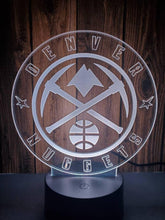 Load image into Gallery viewer, Denver Nuggets 3D LED Lamp