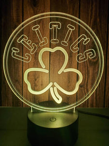 Boston Celtics 3D LED Lamp 2