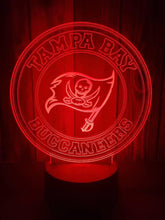 Load image into Gallery viewer, Tampa Bay Buccaneers 3D LED Lamp 1