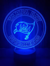 Load image into Gallery viewer, Tampa Bay Buccaneers 3D LED Lamp 1