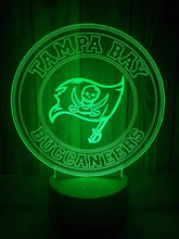 Load image into Gallery viewer, Tampa Bay Buccaneers 3D LED Lamp 1