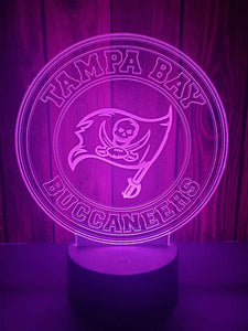 Tampa Bay Buccaneers 3D LED Lamp 1