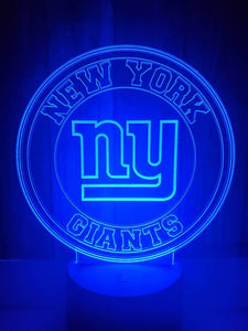 New York Giants 3D LED Lamp 1