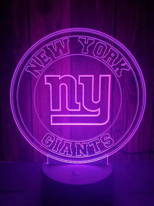 New York Giants 3D LED Lamp 1