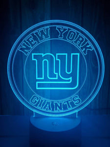 New York Giants 3D LED Lamp 1