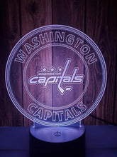 Load image into Gallery viewer, Washington Capitals 3D LED Lamp