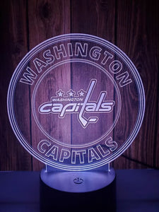 Washington Capitals 3D LED Lamp