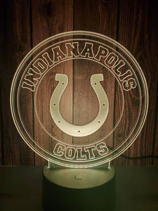 Indianapolis Colts 3D LED Lamp