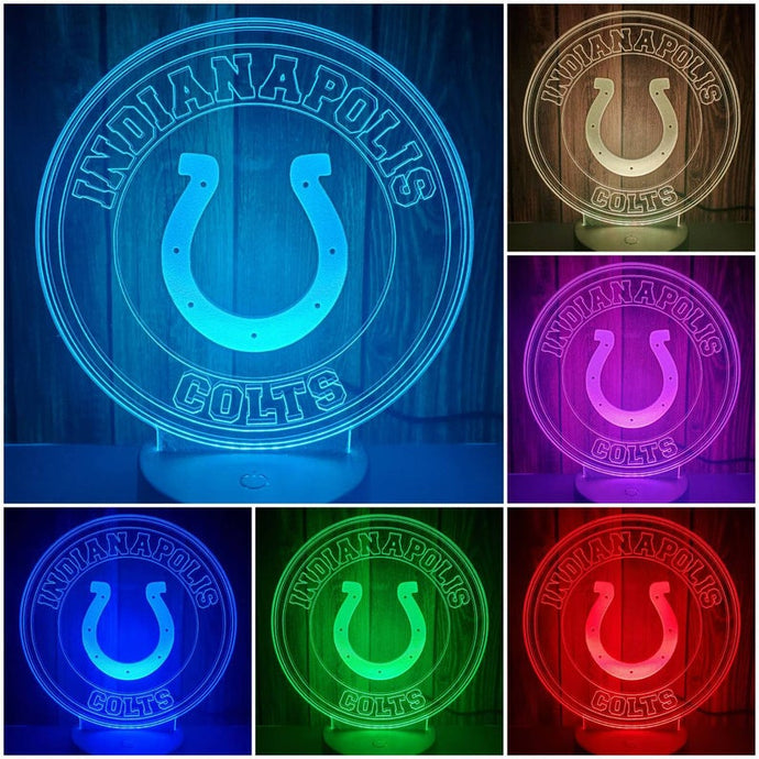 Indianapolis Colts 3D LED Lamp