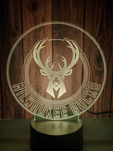 Load image into Gallery viewer, Milwaukee Bucks 3D LED Lamp