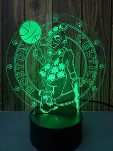 Boston Celtics 3D LED Lamp 1