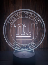 Load image into Gallery viewer, New York Giants 3D LED Lamp 1