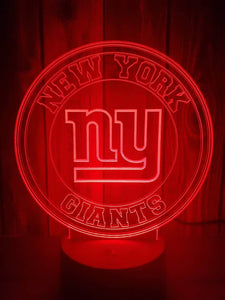 New York Giants 3D LED Lamp 1