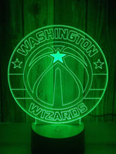 Load image into Gallery viewer, Washington Wizards 3D LED Lamp