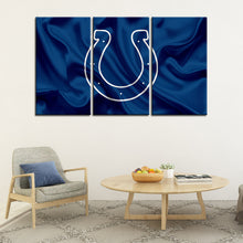 Load image into Gallery viewer, Indianapolis Colts Fabric Style Wall Canvas 2