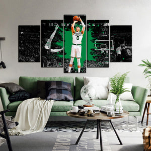 Jayson Tatum Boston Celtics Wall Canvas 1