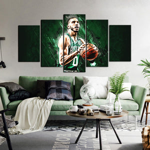 Jayson Tatum Boston Celtics Wall Art Canvas 1