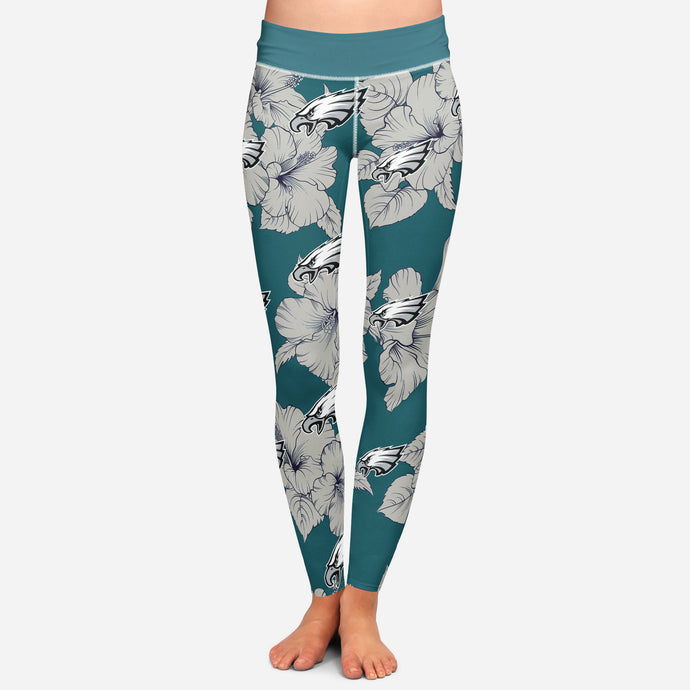 Philadelphia Eagles Tropical Floral Leggings